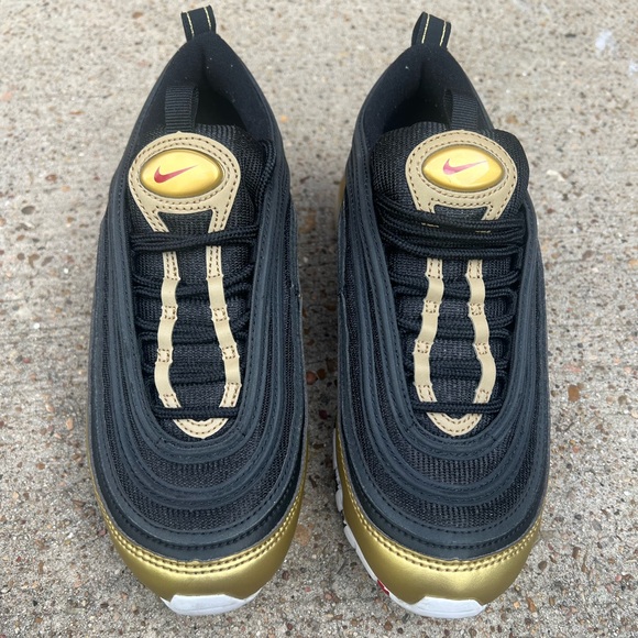 Nike Air Max 97 Black metallic Gold - Picture 3 of 9